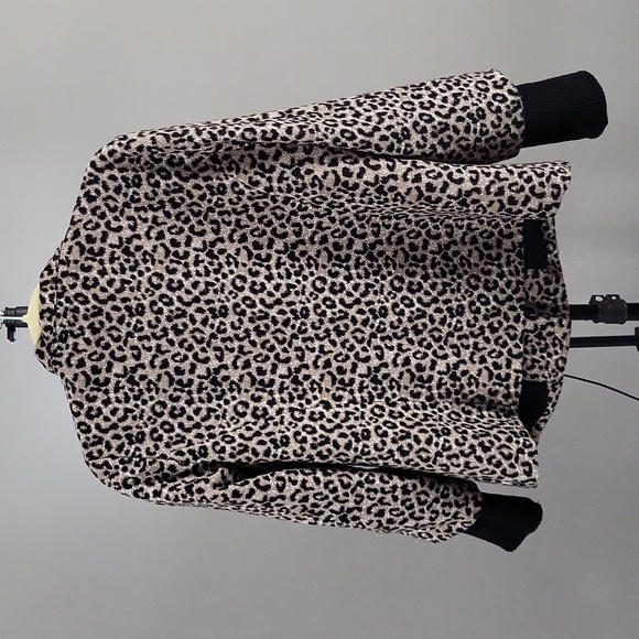 Chico's Women's Cheetah Print Jacket, Chico Size 0(4/6 US) - Picture 2 of 7